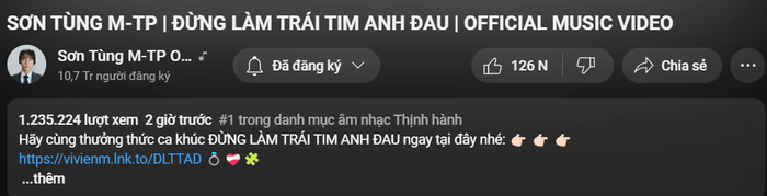 Sơn Tùng lập kỷ lục Ảnh 2