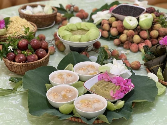 Mâm cúng Tết Đoan Ngọ ở miền Nam luôn có chè trôi nước