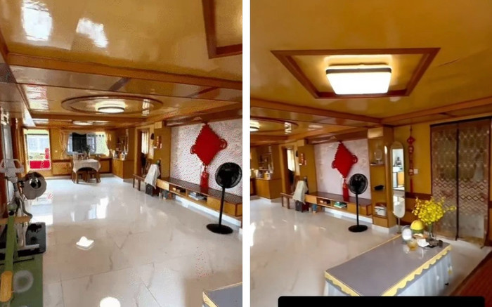 Biệt thự trên sông, nội thất tiền tỷ của vợ chồng shipper gây choáng Ảnh 2