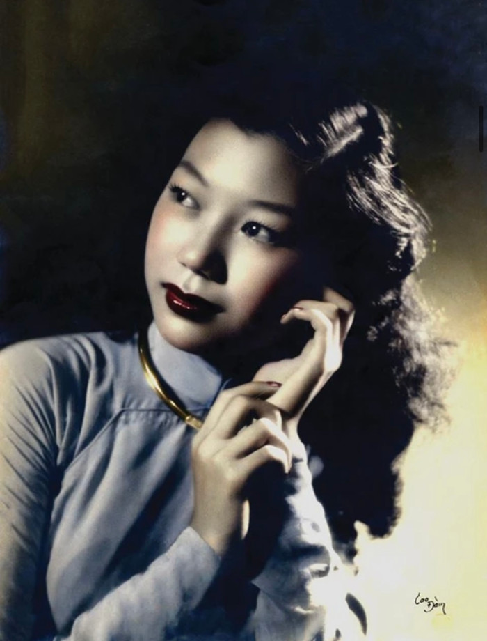 Thời trẻ NSND Kim Cương được mệnh danh là tứ đại mỹ nhân của Sài Thành.