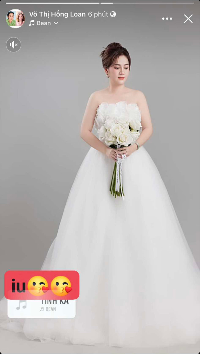 Con gái cố NSƯT Vũ Linh khoe ảnh diện váy cưới giữa ồn ào.