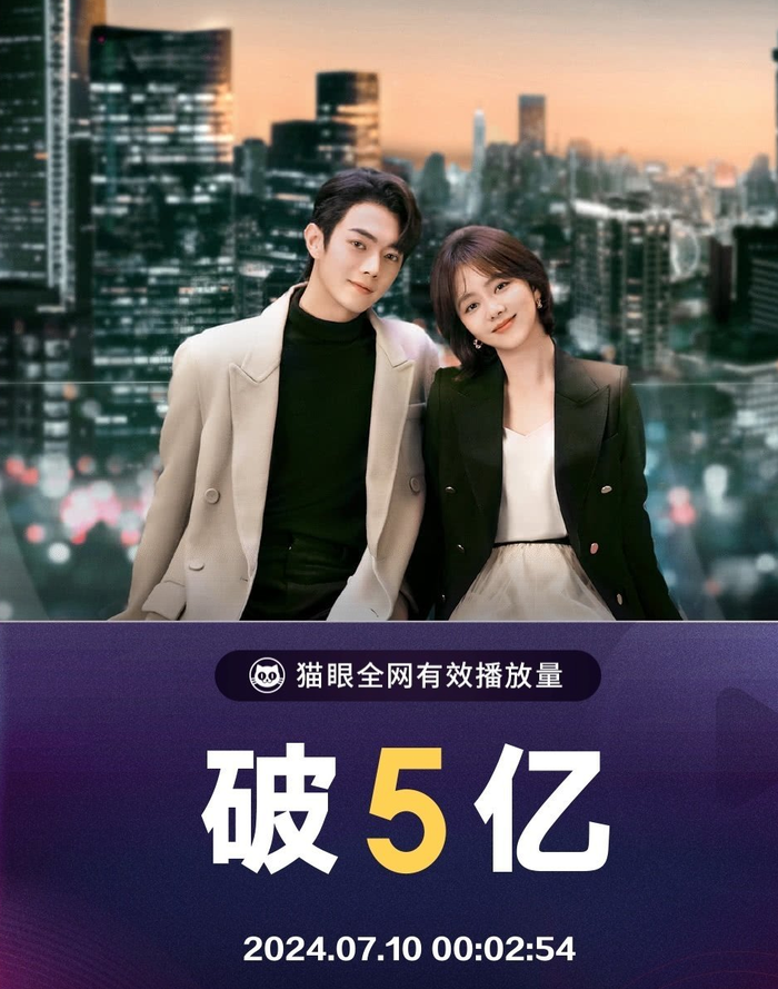 Lượng phát sóng trên Maoyan của Em Đẹp Hơn Cả Ánh Sao đã phá 500 triệu view.