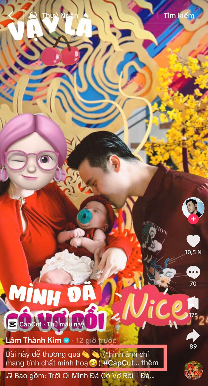 Hình ảnh Lâm Thành Kim bên cạnh con gái Rosa cùng một người phụ nữ giấu mặt. 