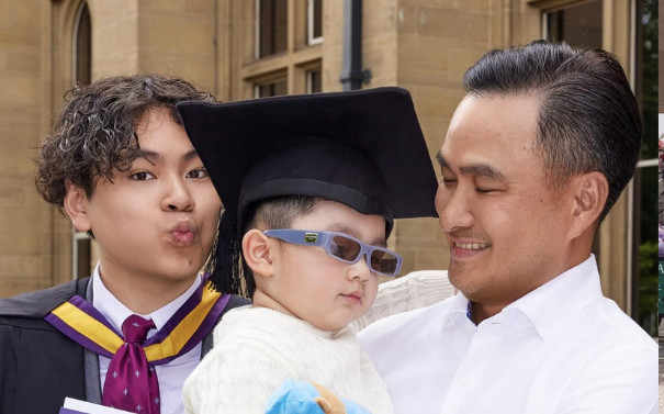 Chi Bảo cùng vợ khoe tin vui của con trai ở tuổi 23 Ảnh 2