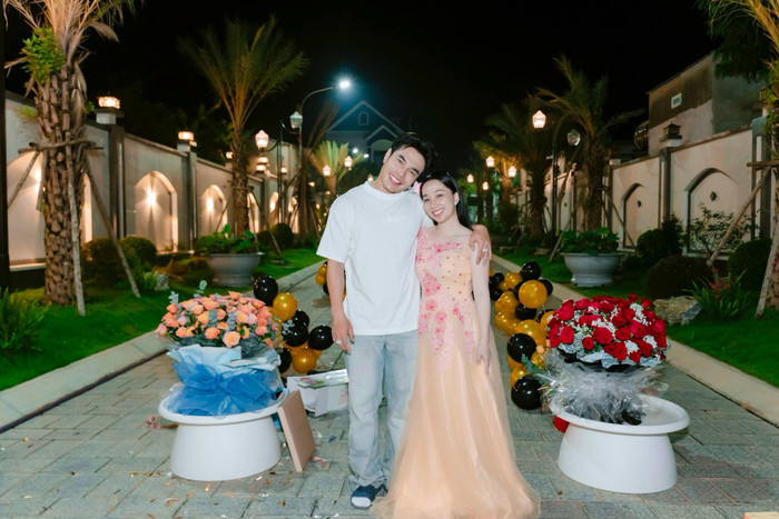 Vợ Lê Dương Bảo Lâm lộ diện đẹp như hoa hậu trong ngày vui của chồng Ảnh 3