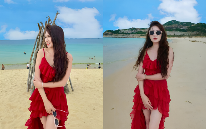 Minh Hà tung bộ ảnh mới cực đẹp với dòng chú thích: 'Mùa Hè rực rỡ'.