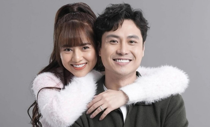 Thanh Sơn và Việt Hoa đóng vai vợ chồng trong Mình Yêu Nhau Bình Yên Thôi