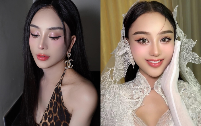 Lâm Khánh Chi từng phẫu thuật căng da mặt ở Trung quốc, cô thoải mái chụp ảnh cận mặt khi có nhan sắc trẻ trung, tươi tắn hơn. Ảnh: FBNV