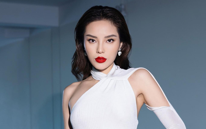 Diện mạo mới của Hoa hậu Kỳ Duyên trong ngày đi thi lại hoa hậu Ảnh 2