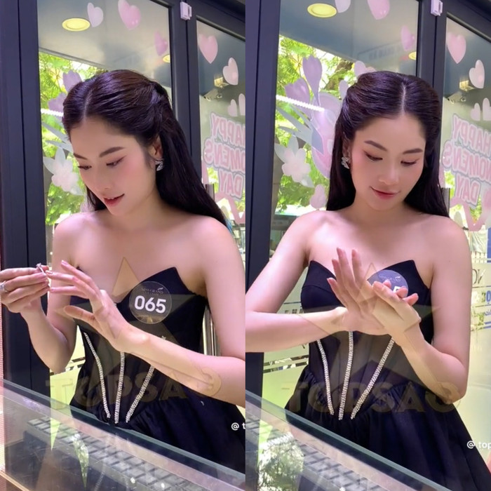 Lệ Nam nền nã lựa chọn trang sức cao cấp trong chuỗi hoạt động cùng Miss Grand Vietnam 2024