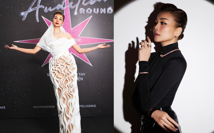 Thanh Hằng khí chất ngời ngời, diện phụ kiện tiền tỷ đi chấm thi hoa hậu.