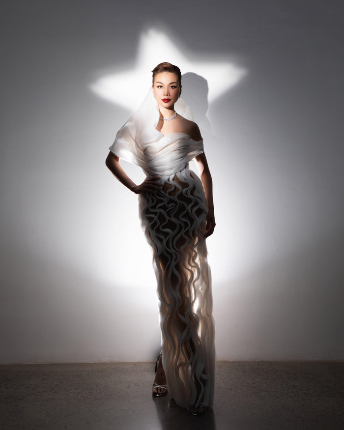 Thanh Hằng diện váy siết eo, dát phụ kiện hơn 3 tỷ như 'bà hoàng' Ảnh 2