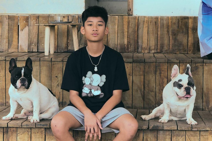 Con trai Lệ Quyên có sở thích đặc biệt với bộ môn bóng rổ. Ảnh: Instagram lequyensinger