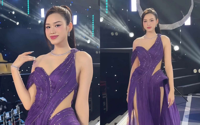 Hoa hậu Đỗ Thị Hà 'gánh còng lưng' trang phục sến Ảnh 2