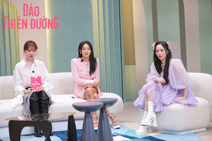 Hari Won - Diệu Nhi thẳng thắn bày tỏ quan điểm trước cách cư xử của 2 mỹ nam trong tập 2 Đảo Thiên Đường. 