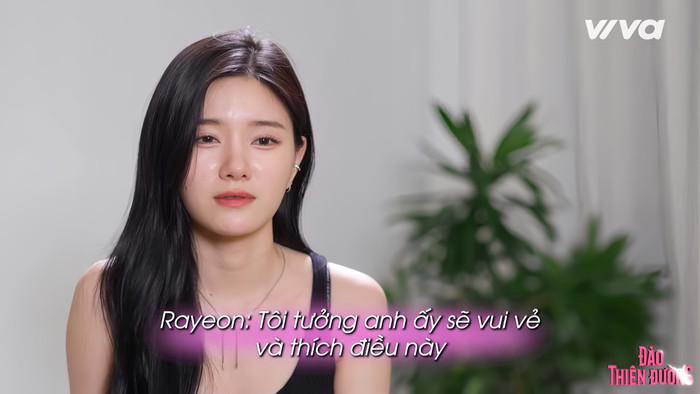 Rayeon bất ngờ xen lẫn vui mừng về thái độ của Michael Trương trong buổi hẹn hò thứ hai với Yuna Vũ tại Đảo Thiên Đường