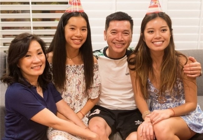 Quang Minh - Hồng Đào cùng đăng tải bài viết chúc mừng sinh nhật con gái út.