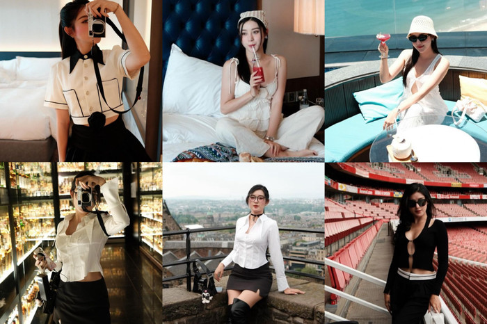 Á hậu Huyền My dạo gần đây lộ vóc dáng tròn trịa, mất đi vòng eo nhỏ xíu.