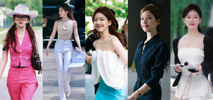 Triệu Lộ Tư biến phim trường thành 'show trình diễn thời trang'. 