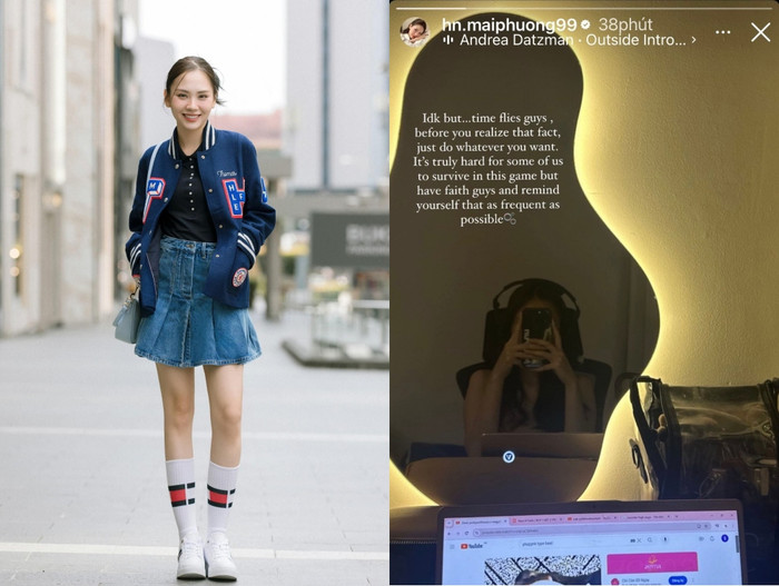 Hoa hậu Mai Phương có động thái kỳ lạ sau bao ngày yên ắng. Ảnh chụp màn hình