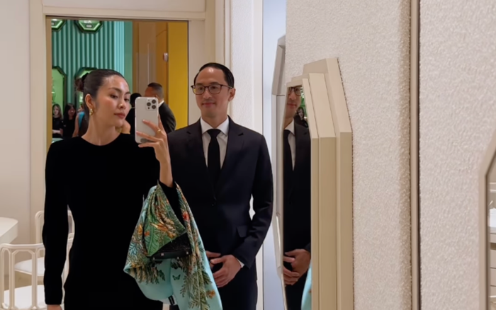 Tăng Thanh Hà và Louis Nguyễn luôn ăn vận chỉn chu, thanh lịch mỗi khi xuất hiện cùng nhau tại các sự kiện, hội nghị. Ảnh: Instagram hatangthanh