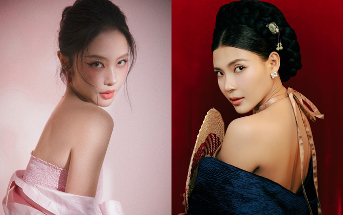 Rima Thanh Vy (bên trái) vào vai cô Tấm - con riêng của chồng Thúy Diễm.