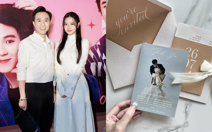 Midu thể hiện tâm trạng hân hoan khi nhận được lời mời tham dự đám cưới từ phía Anh Đức. Ảnh: FBNV