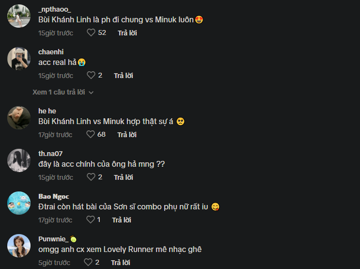 Minuk (Đảo Thiên Đường) hát nhạc phim Cõng anh mà chạy, á hậu Khánh Linh được gọi tên Ảnh 1