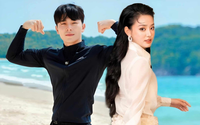 Cheon Minuk (Đảo Thiên Đường) hát nhạc phim Cõng anh mà chạy, á hậu Khánh Linh được gọi tên Ảnh 2