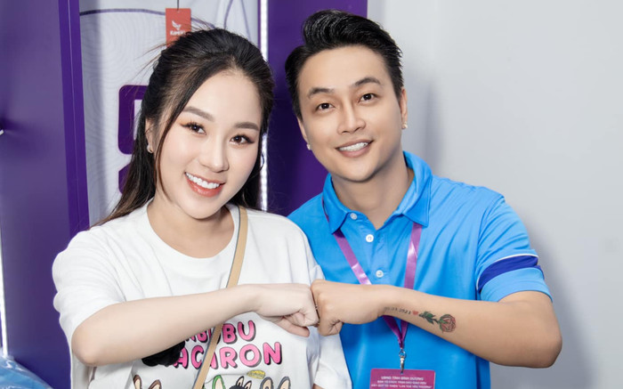 Bà xã TiTi (HKT) khoe bụng bầu vượt mặt, nhan sắc mẹ bầu gây chú ý Ảnh 2