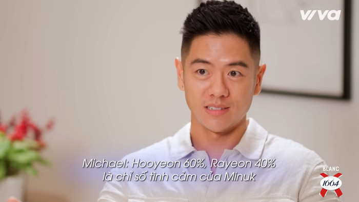 Dù mới chỉ tiếp xúc với Minuk chưa đầy một ngày ở Đảo Thiên Đường, Michael Trương đã tự tin nói ra suy nghĩ của bản thân về đối phương