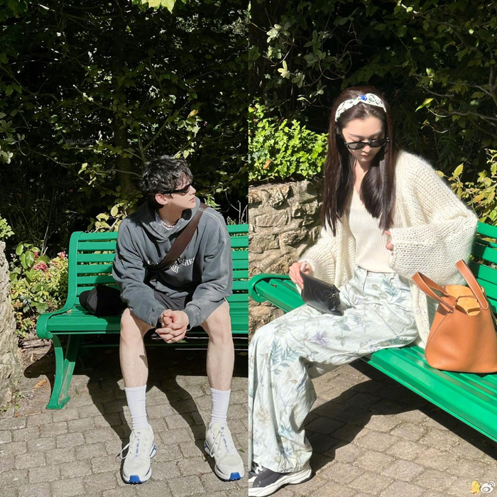 Tống Dật và Bạch Kính Đình lộ nhiều 'hint' hẹn hò, song không lên tiếng công khai mối quan hệ.