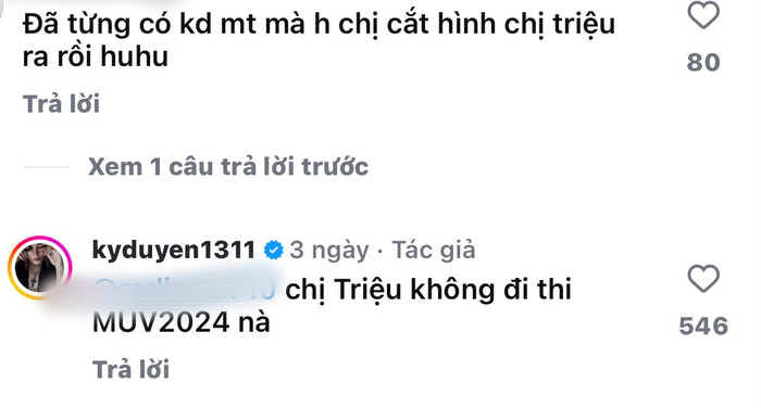 Màn đáp trả thẳng thắn của Kỳ Duyên.