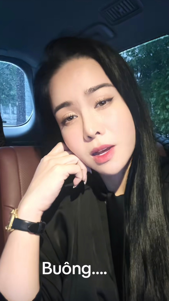 Không loại trừ khả năng Nhật Kim Anh tăng cân. (Ảnh chụp màn hình TikTok Nhật Kim Anh)