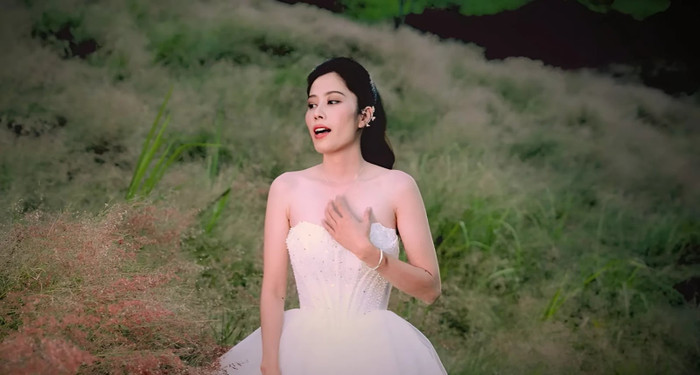 Người hâm mộ mong Nam Em sẽ sớm diện váy cưới trong hôn lễ chính mình. Ảnh chụp màn hình