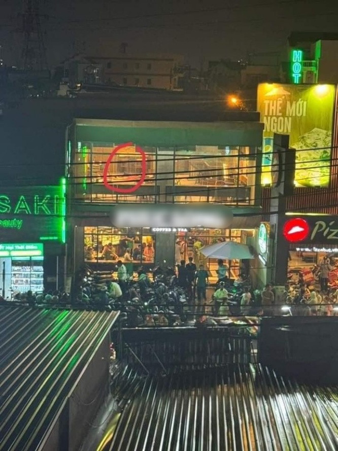 Quán cà phê nơi xảy ra vụ việc