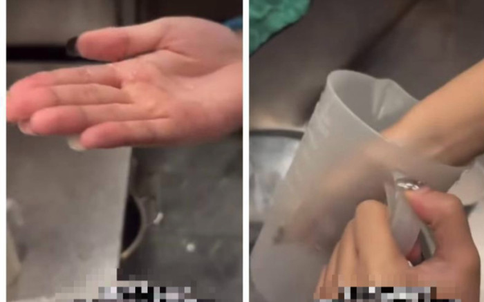 Nhân viên quán trà sữa nổi tiếng khuấy trân châu bằng tay không, hé lộ sự thật gây sốc Ảnh 2