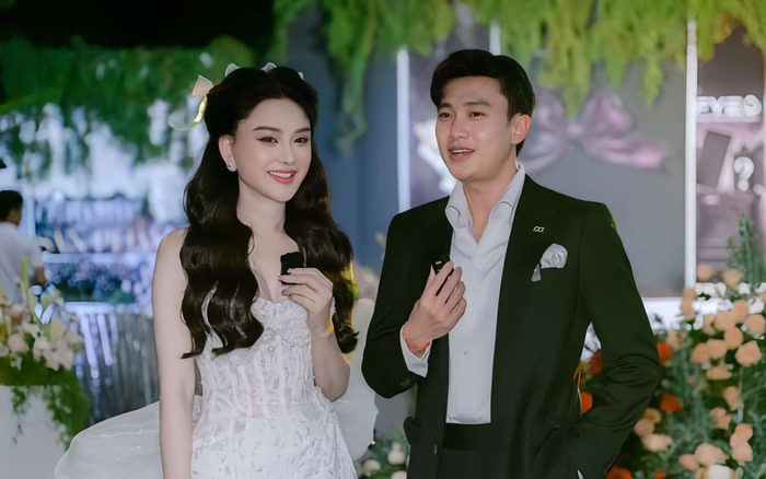 Quốc Trường và Lâm Khánh Chi.