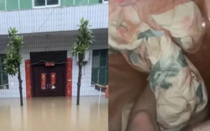 Ngủ mơ thấy bay bồng bềnh, khi tỉnh giấc người phụ nữ thấy nhà trôi giữa lũ Ảnh 2