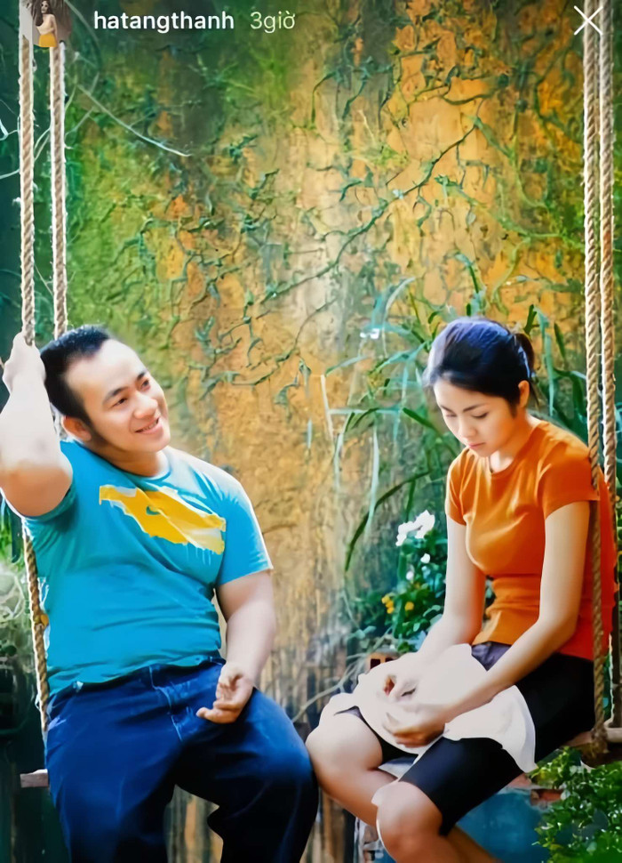 Hiếu Hiền từng đóng phim chung với Tăng Thanh Hà trong Bỗng Dưng Muốn Khóc. 