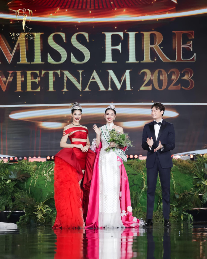 Hoàng Kim Chi từng đăng quang ngôi vị Miss Fire (Á hậu 3) - Miss Earth Vietnam 2023.