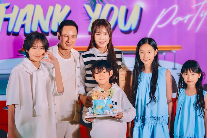 Gia đình Lý Hải - Minh Hà mừng sinh nhật 8 tuổi của con trai Mio hồi giữa tháng 7 vừa qua.