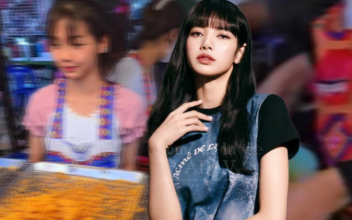Cô gái bán gà rán nổi tiếng vì giống hệt Lisa (BLACKPINK) Ảnh 2