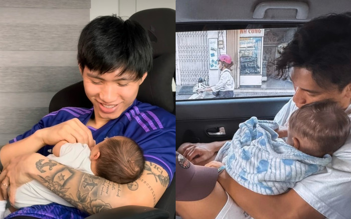 Bùi Tiến Dũng - Đoàn Văn Hậu nhập hội 'nghiện con' Ảnh 2