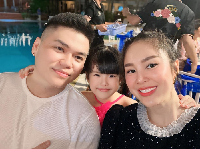 Nữ diễn viên hiện có hôn nhân viên mãn bên ông xã Trung Kiên và các con.