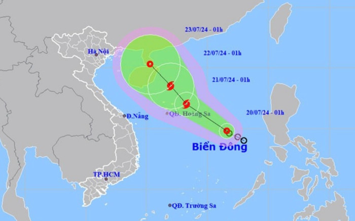 Cảnh báo áp thấp nhiệt đới mới trên biển Đông, giật cấp 9, có thể mạnh thành bão Ảnh 2