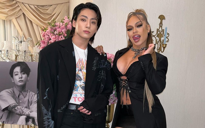 Nữ rapper 'thơm lây' khi đăng ảnh chụp cùng JungKook (BTS) Ảnh 2