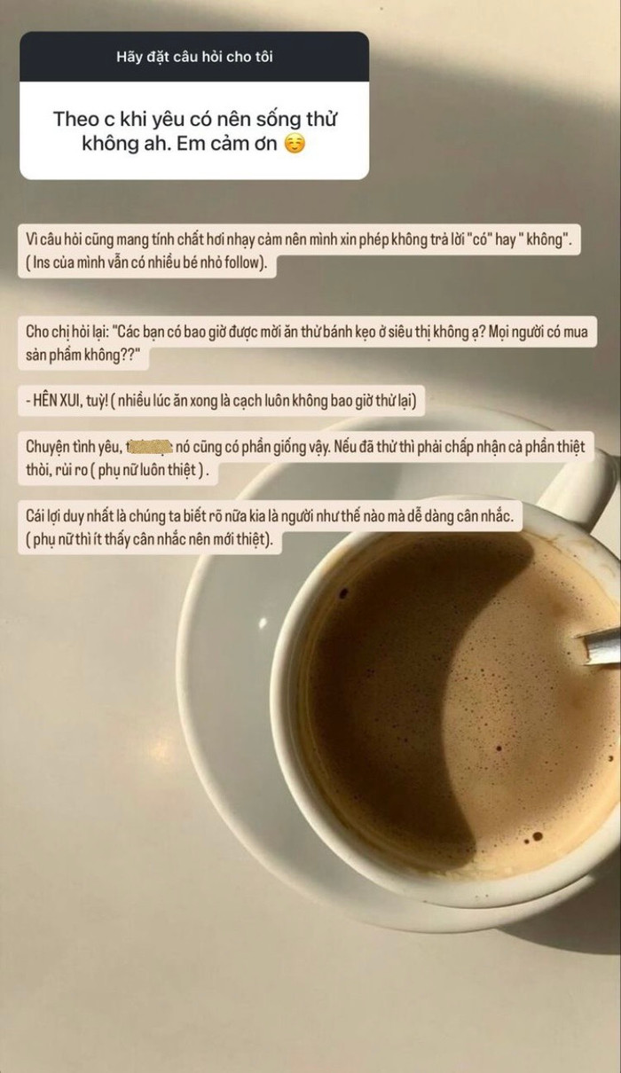 Vợ Đặng Văn Lâm bày tỏ quan điểm về chuyện sống thử.