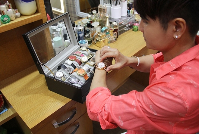 Bộ sưu tập đồng hồ kim cương của Lương Gia Huy.