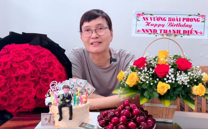 NSND Thanh Điền đón tuổi mới sau biến cố sức khoẻ Ảnh 2